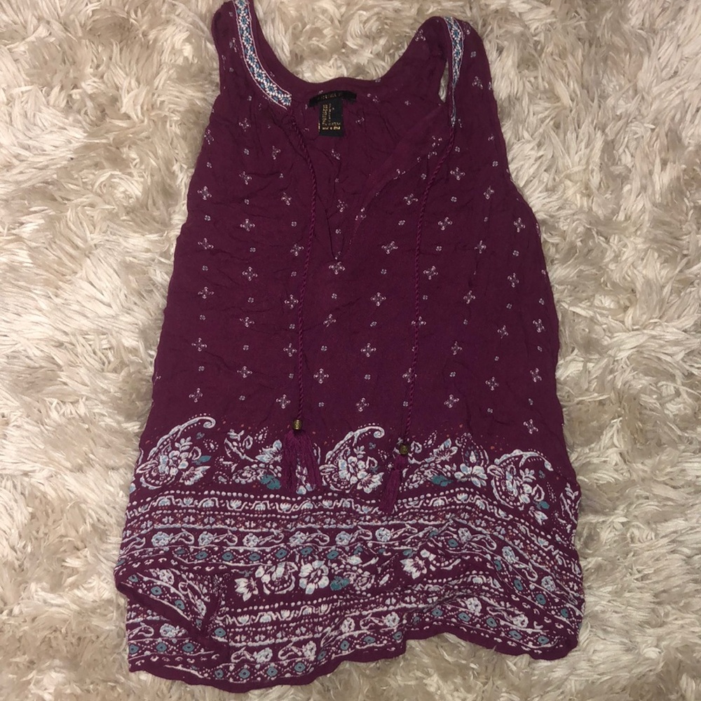Maroon blouse
